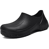 DINGGU Non Slip Chef Shoes for Men Women Waterproof Oil Resistant Work Shoes,Comfortable Slip Resistant Clogs for Nursing Kitchen Restaurant Food Service Garden