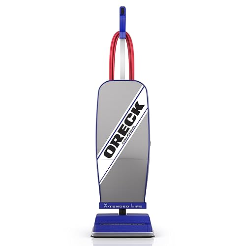 Oreck Commercial XL Vacuum Cleaner, Bagged Upright Vac for Carpets and Hard Floor, Lightweight, Automatic Height Adjust, High-Speed Brush Roll, Powerful Vacuum Cleaners for Commercial Use