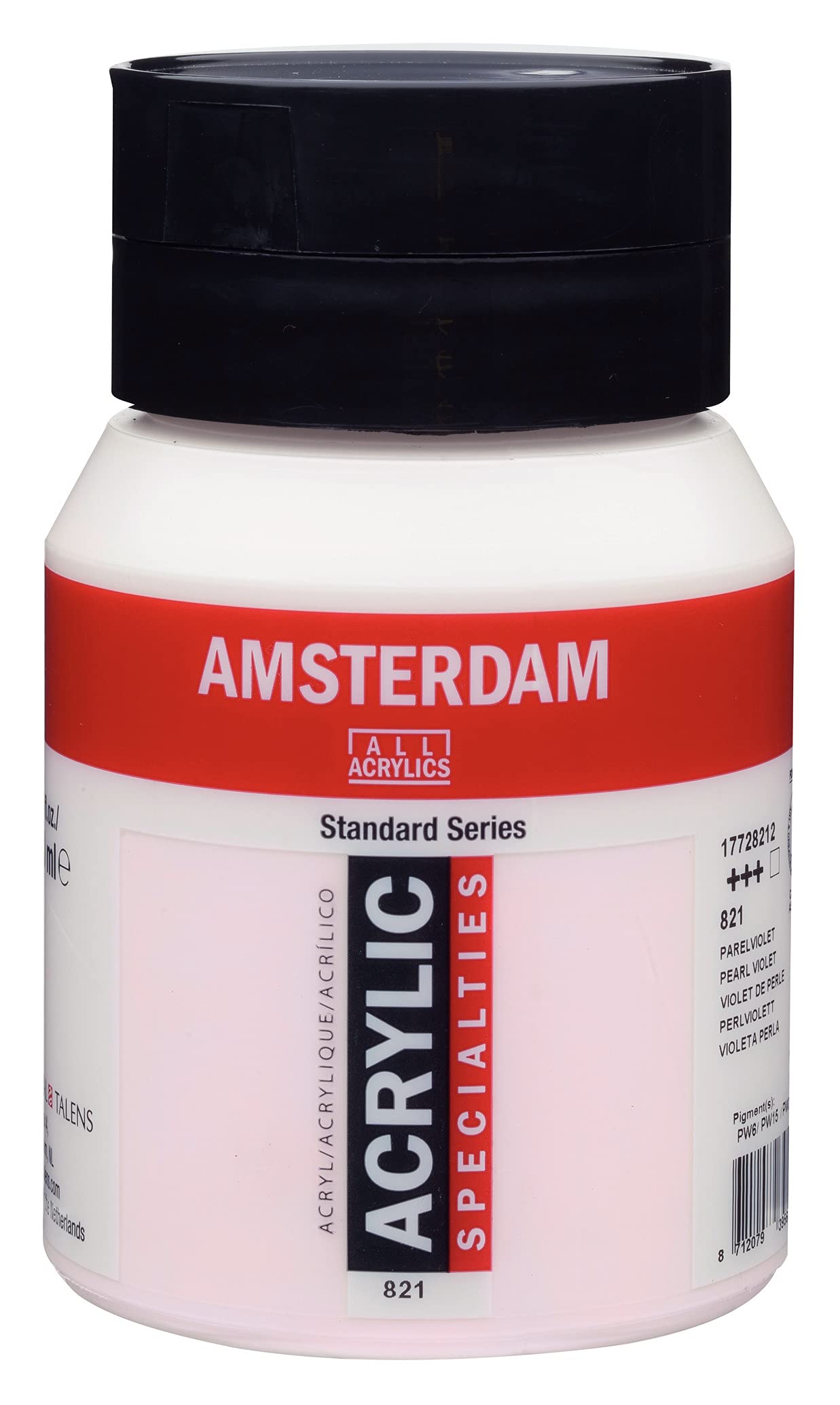 Amsterdam Standard Series Acrylic Jar 500 ml Pearl Violet 821 (17728212)