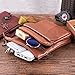 Mens Shoulder Bag, Leather Cross Body Messenger Purse Travel bag Pack Organizer