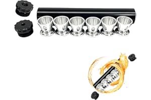 Solvent Filter Trap Black Aluminum Solvent Trap Kit, Industrial Grade Automotive Accessories, Fuel Filter 1/2 X 28 with Multi