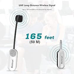 Bietrun UHF Wireless Microphone Headset, 165ft