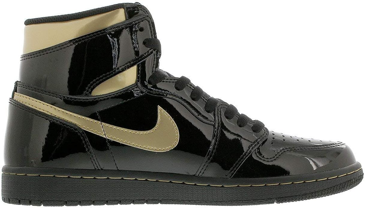 jordan 1 retro black metallic gold