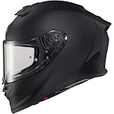 ScorpionEXO R1 Air Full Face Motorcycle Helmet with Pinlock Shield and Bluetooth Ready Speaker Pockets DOT ECE Solid (Matte Black - 2X)