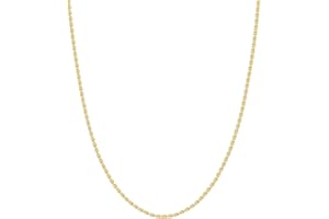 Reoxvo 3mm Chains for Men 14K Gold/Sterling Silver Plated Rope Chain Necklace for Men Gold Necklaces Accessories Jewelry Gifts for Men Women Boys Available in 18-24 Inch