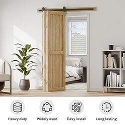 AONAYIOA 36"/3FT Bi-Folding Sliding Barn Door