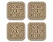 Do Not Fuck Up My Table - Funny Drink Coaster Gift Set of 4 Cork