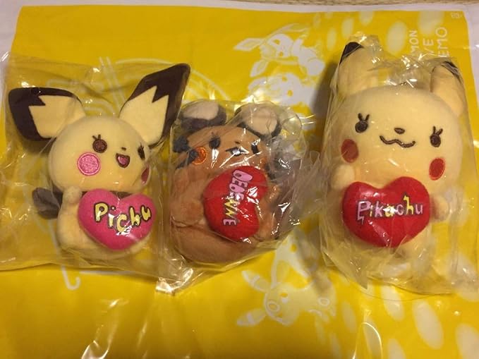 Amazon Co Jp イッツデモ ブルブルマスコット キーホルダー ポケモン ピカチュウ ピチュー デデンネ Its Demo ピンバッジ 付き ホビー 通販