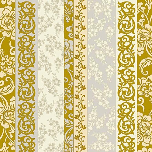 Dining Collection Decorative Pattern Paper Lunch Napkins - Rose Gold Scrolls, 20 Count, 6.5 inch