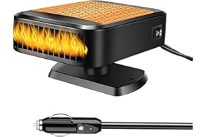 Portable Car Heater, 12V Heater, 120W Portable Heater for Car with Heating and Cooling 2 in 1 Modes for Fast Heating Defroste