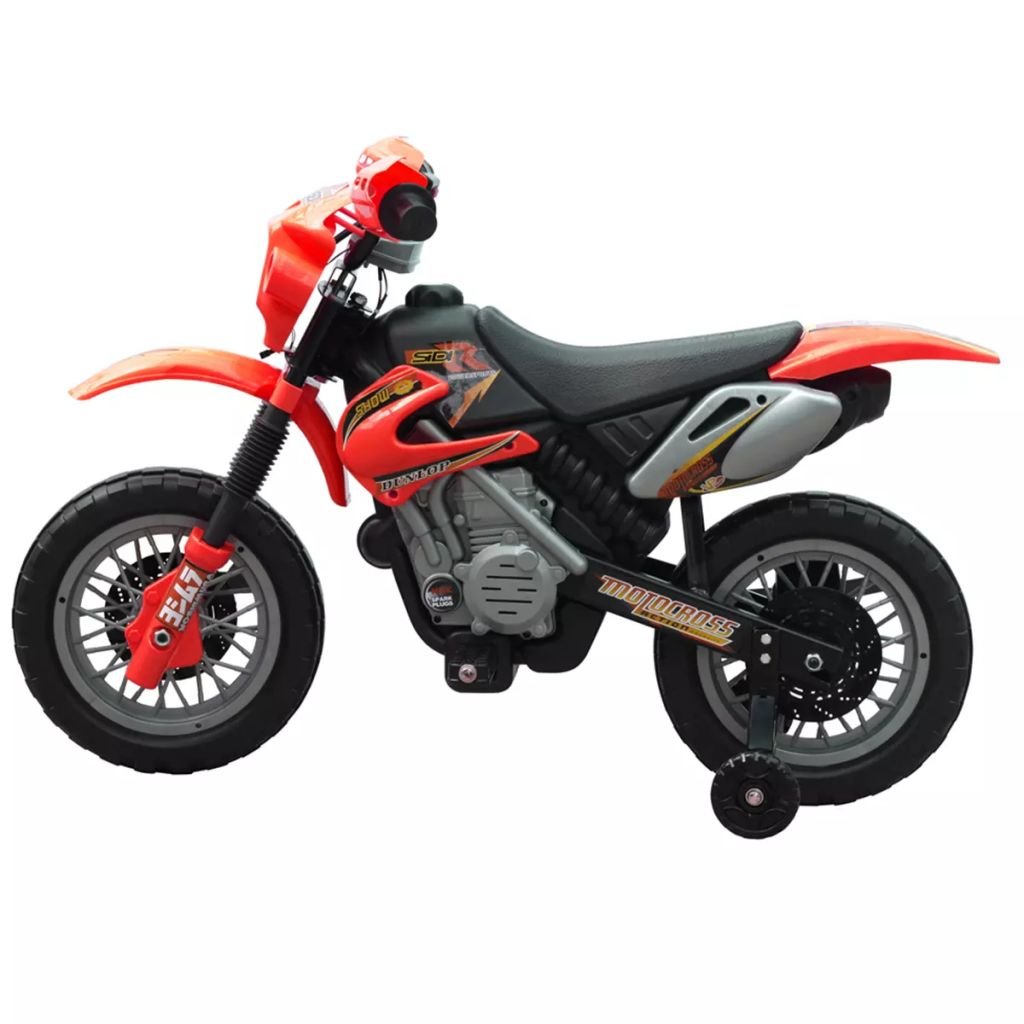 mewmewcat Kinder Motorrad Elektromotorrad 2 km/h Akku Kindermotorrad
