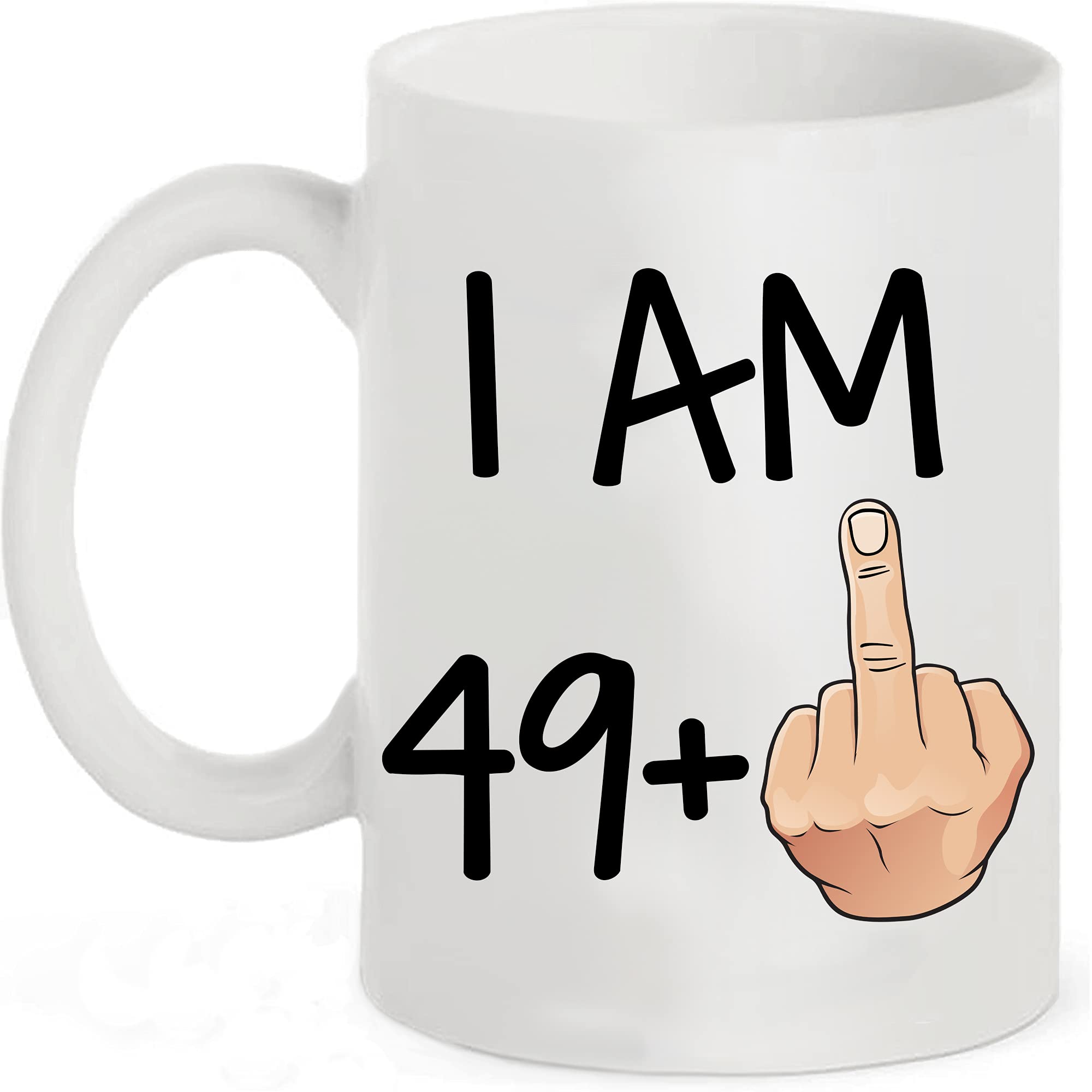 Funny 50th Birthday Gift idea, 11 oz Coffee Mug for Men and Women Turning 50 Years Old as a Joke Birthday Celebration Cup, Dishwasher and Microwave friendly. Best Gift for Mum, dad, Teacher or anyone