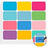 Name Tags,240 Pcs Name Tag Stickers for Classroom 2"x 3"Waterproof Name Labels for Locker&Water Bottles Adhesive Labels for Preschool,Classroom,Teacher,Party,& Home Decor (Multicolor)