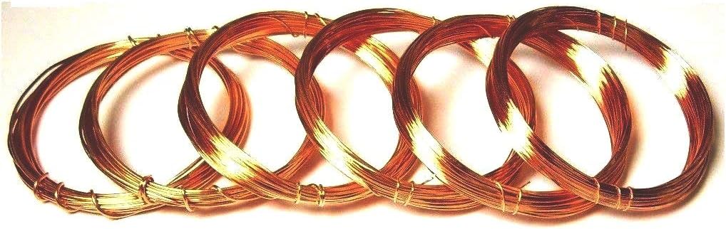 Assorted Sizes Dead Soft Copper Wire 18,20,22,24,26,28 Ga / 10 Ft Each- Craft - Hobby - Jewelry Making - Wire Wrapping