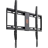 ECHOGEAR SlimView Low Profile Fixed TV Wall Mount for TVs Up to 80" - Holds Your Only 1.25" from The Pull String Locking Syst