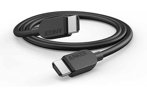 Anker HDMI Cable, Ultra HD HDMI to HDMI Cable with 8K@60Hz and 4K@120Hz | HDMI Cord 48 Gbps Certified Ultra High-Speed, Compatible with PlayStation 5, Xbox, Samsung TVs and More, 6ft
