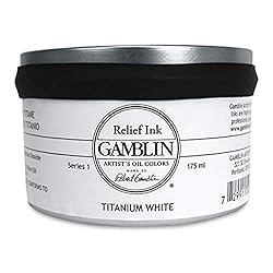 Gamblin Relief Ink Titanium White 175Ml