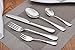 MIUVA Portable Utensils, Travel Camping Cutlery Set, 8-Piece Including 2 Fork,2 Spoon,2 Straws,Knife and Cleaning Brush,Stainless Steel Flatware Set with Carrying Bag,Dishwasher Safe