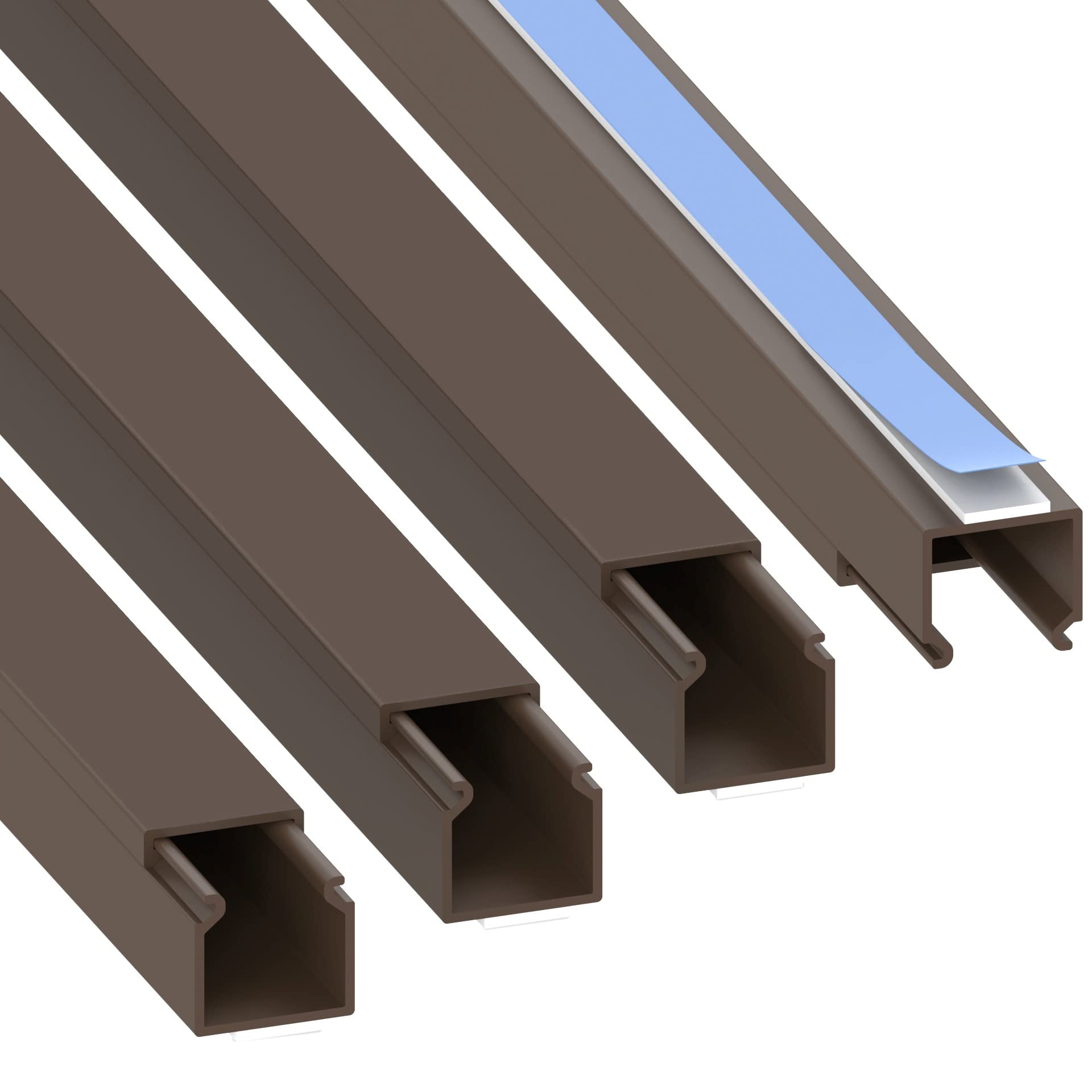 Cable Coach L1515BR4 15x15mm 4m (4 x 1m Lengths) Brown — image 1