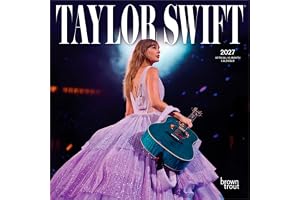 Taylor Swift OFFICIAL | 2027 7 x 14 Inch (Hanging) Monthly Mini Wall Calendar | BrownTrout | Music Pop Singer Songwriter Celebrity