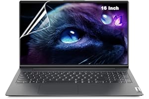 UUONDO 2 Pack 16inch Screen Protector for 2023 2022 New Lenovo Ideapad 5 Pro 16, Ideapad 5i Pro 16, Ideapad Slim 3/5 16, Ideapad Slim 7 16, Ideapad Flex 5 16, Ideapad Gaming 16, HD Crystal Clear Film.