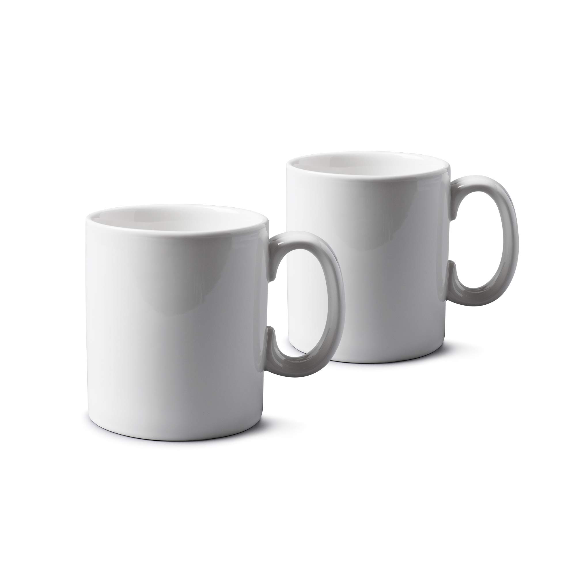 WM Bartleet & Sons 1750 TSET54 Traditional Set of 2 Porcelain Mugs/Cups (1pt/568ml) – White