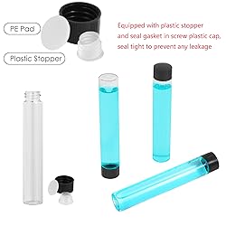 Cadbibe 30ml Clear Glass Vials with Screw Caps and