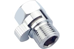 Shower Shut Off Valve Soild Brass Shower Flow Control Valve G1/2 Water Flow Control Valves for Handheld Shower or Bidet Spray