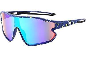 YOGO VISION Kids Sports Sunglasses Youth Baseball UV400 Sport Frame Shades Boys Girls