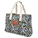 Malirona Women Ladies Canvas Large Capacity Multi-Pocket Tote Shoulder Bags Bohemian Flower Design