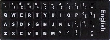 Amazon キーボードを英語配列に変換 ラベルマジック 英語キーボードラベル 太字タイプ Mle Kl Us ラベルマジック パソコン用キーボード 通販