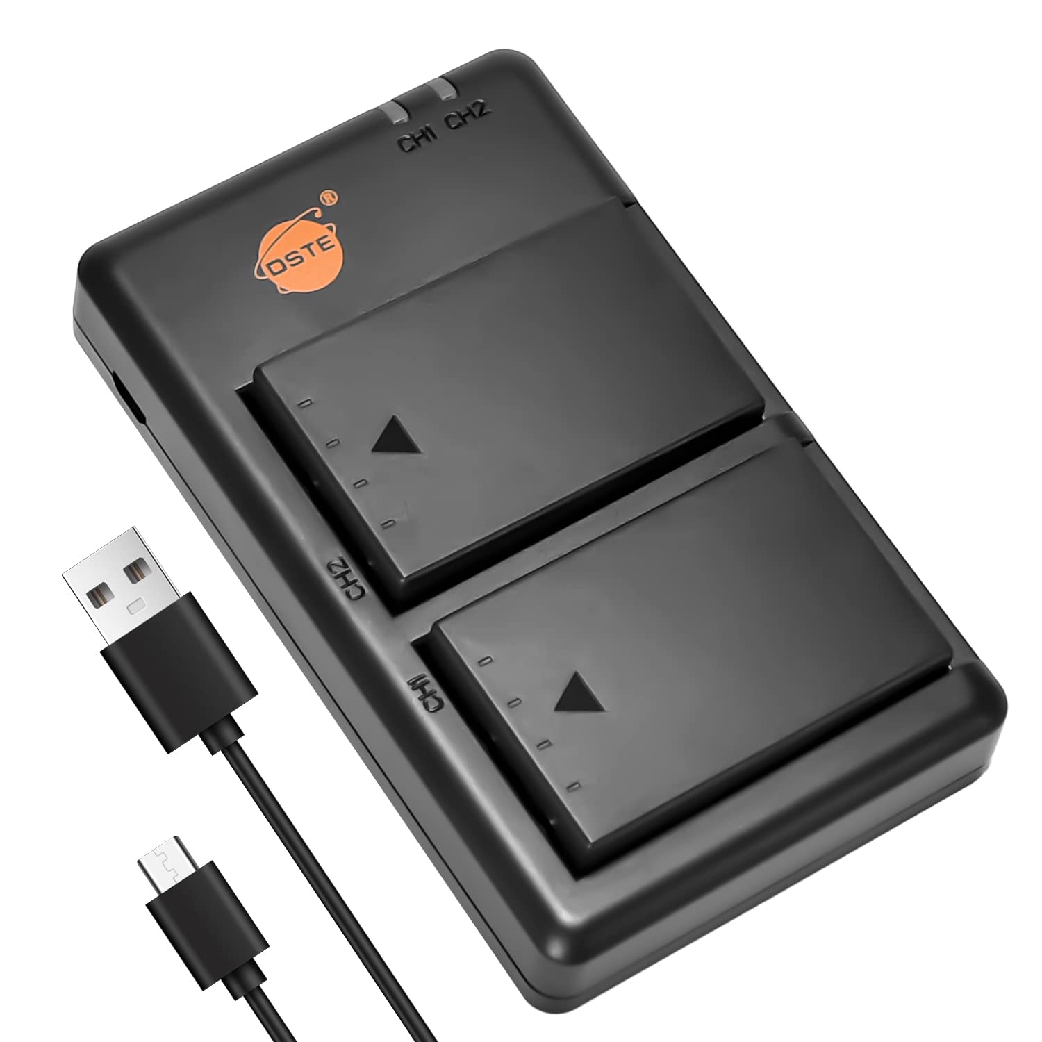 DSTE 2PCS BLS-1 PS-BLS1 (2100mAh/7.4V) Battery Charger Set Compatible for Olympus E-400, E-410, E-420, E-450, E-600, E-620, E-P1, E-P2, E-P3, E-PL1, E-PL3, E-PM1