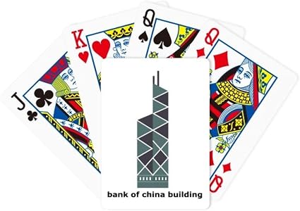 Amazon Com Hong Kong Bank Of China Poker Playing Card Tabletop Board Game Gift Sports Outdoors