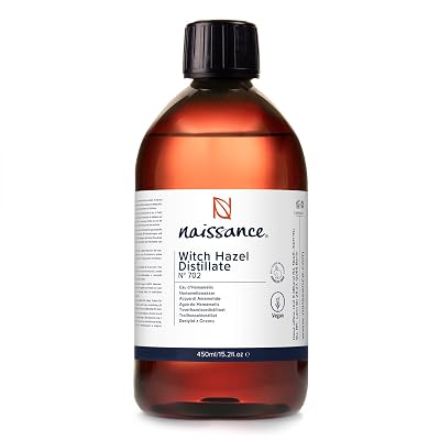 Naissance Distilled Witch Hazel 450ml Non-Alcoholic Pure Natural
