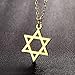 Yolanda Dainty Gold Jewish Star of David Pendant Necklace for Women Stainless Steel Jewelry