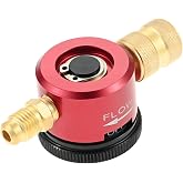 Nitrogen Purge Tool,Adjustable Metal Flow Regulator with 1/4" Flare Fitting | 50-200 PSI Purging Tool for HVAC Brazing Equipment