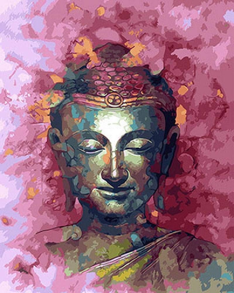 Classic Wooden Puzzle 1000 Pieces Oil Painting Buddha Statue.Best Gift for Children Or Friends, Home Art Deco Painting