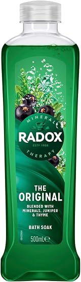 Radox Mineral Therapy Bath Soak Original 500ml 3 Pack Juniper Thyme All Skin view 2