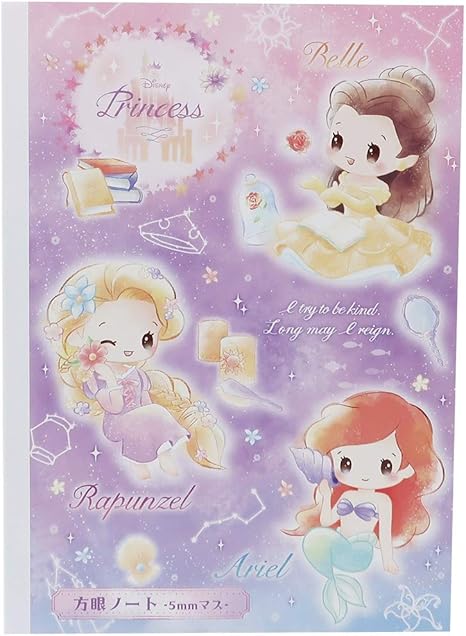 Amazon Co Jp ディズニープリンセス 方眼 ノート B5 学習 ノート 年新入学 ディズニー おもちゃ