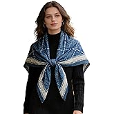 Yesangle 41" Large Square Scarf Hairscarf Fashion Scarves Hair Wrapping Scarfs Night Sleeping Headscarf for Women B06