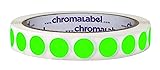ChromaLabel 0.50 Inch Round Label Removable Color