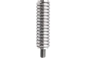 FLYINGAMZ SS-3H CB Antenna Spring Mount - Heavy Duty Stainless Steel Antenna Electronics Spring to Fit for Mobile/in-Vehicle CB Radio Antenna Mount up to 60" Long and 3/8" - 24 Threads.