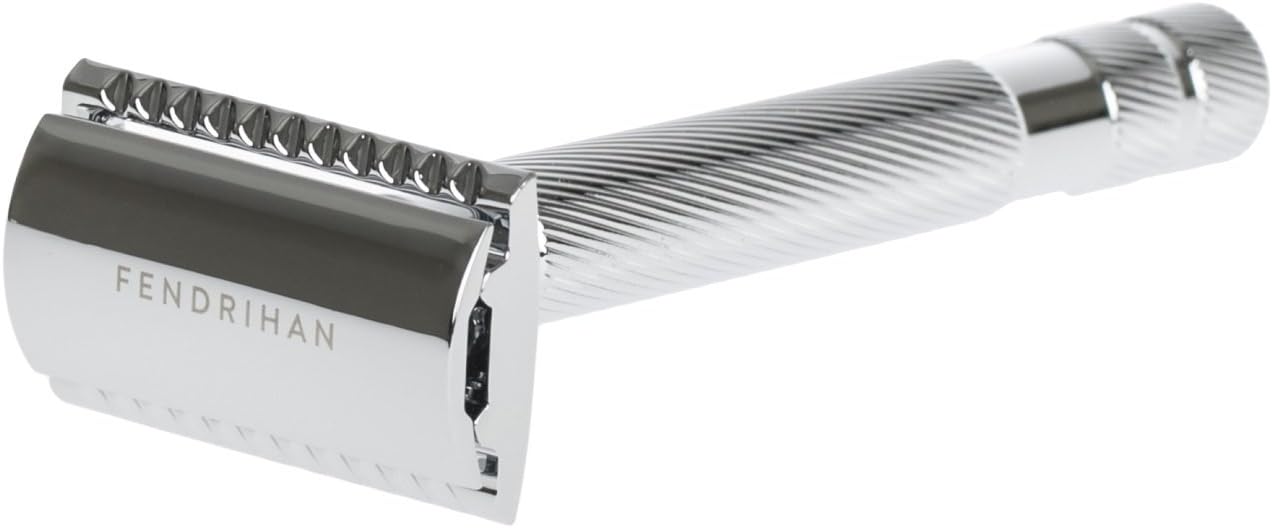 Fendrihan"Steeles" Double Edge Safety Razor with a Twisted Lined Handle
