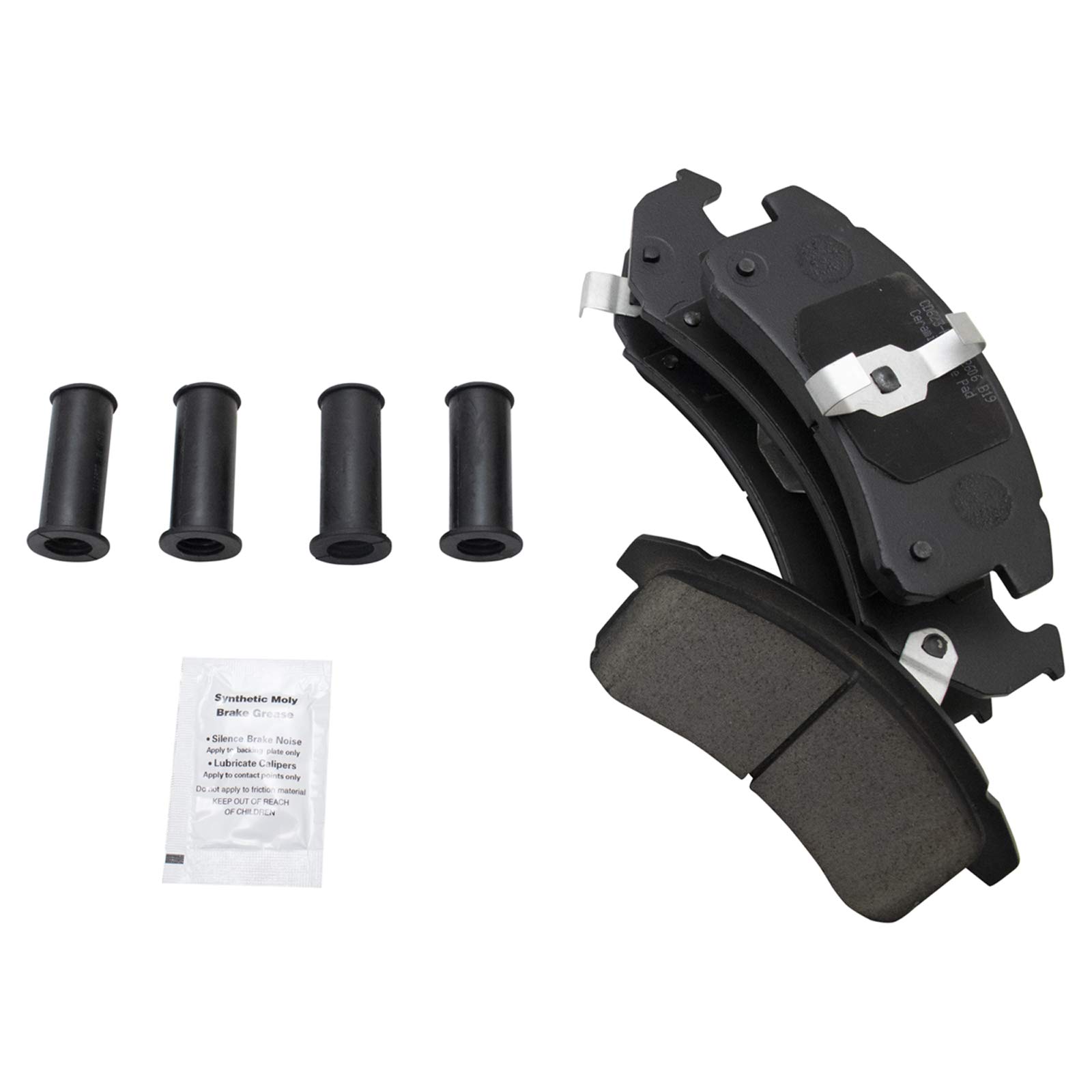 TRQ Front Posi Ceramic Brake Pad Kit Set for Buick