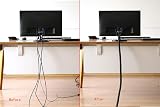 Alex Tech 10ft Cable Sleeve Split Wire Loom 1/2 inch Black view 4