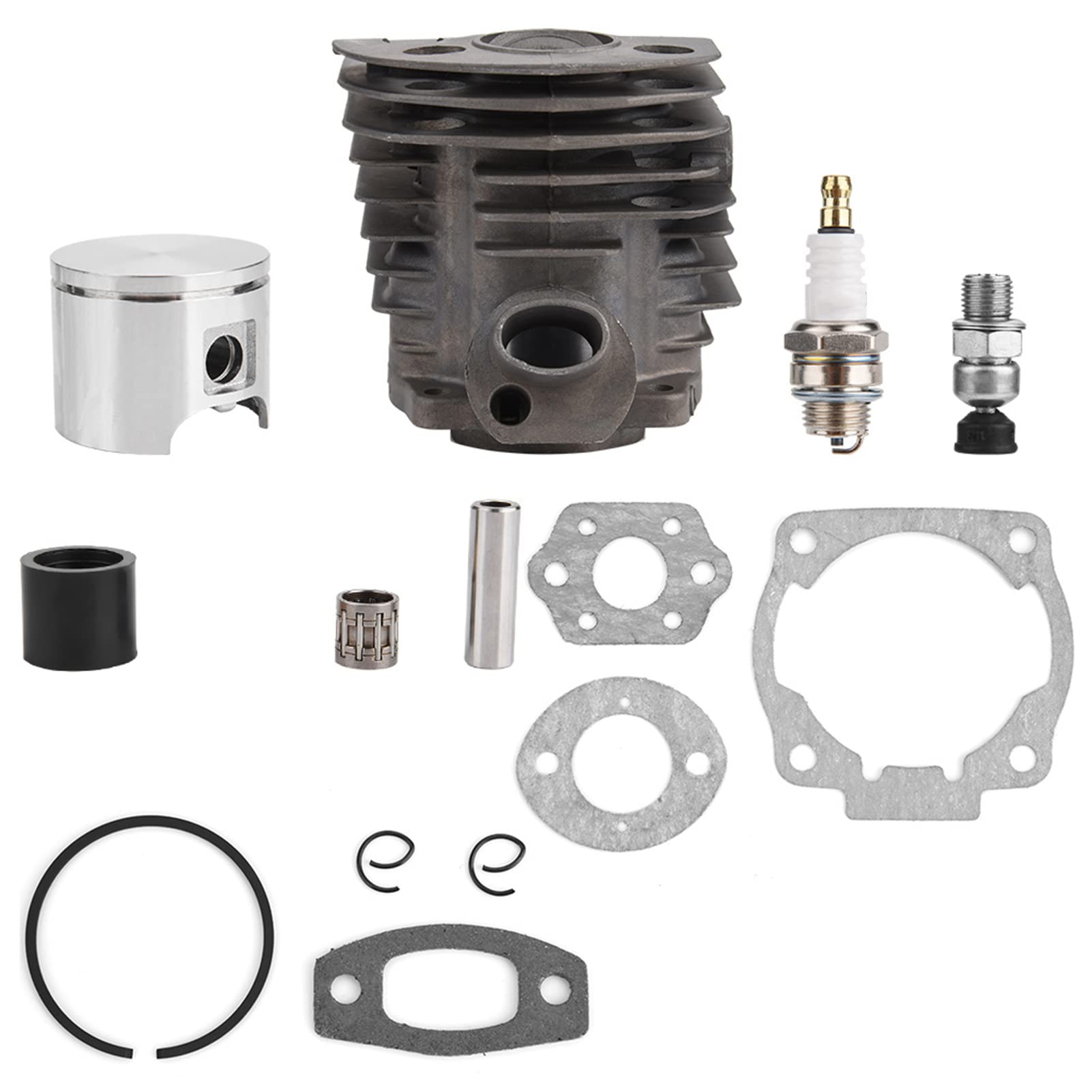46mm Cylinder Piston w/Gasket Kit for 50,51,55 Rancher Nikasil Engine