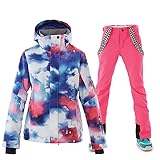 GS SNOWING Women's Ski Jackets and Pants Set