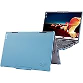 mCover Case Only Compatible for 2024~2025 14" Lenovo ThinkPad X1 2-in-1 (Yoga) Gen 9/10 Series Windows Notebook PC (NOT Working with Other Lenovo Models)- Aqua