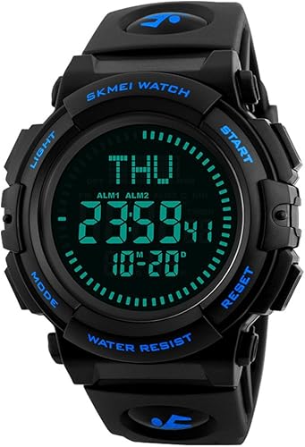 digital compass watch
