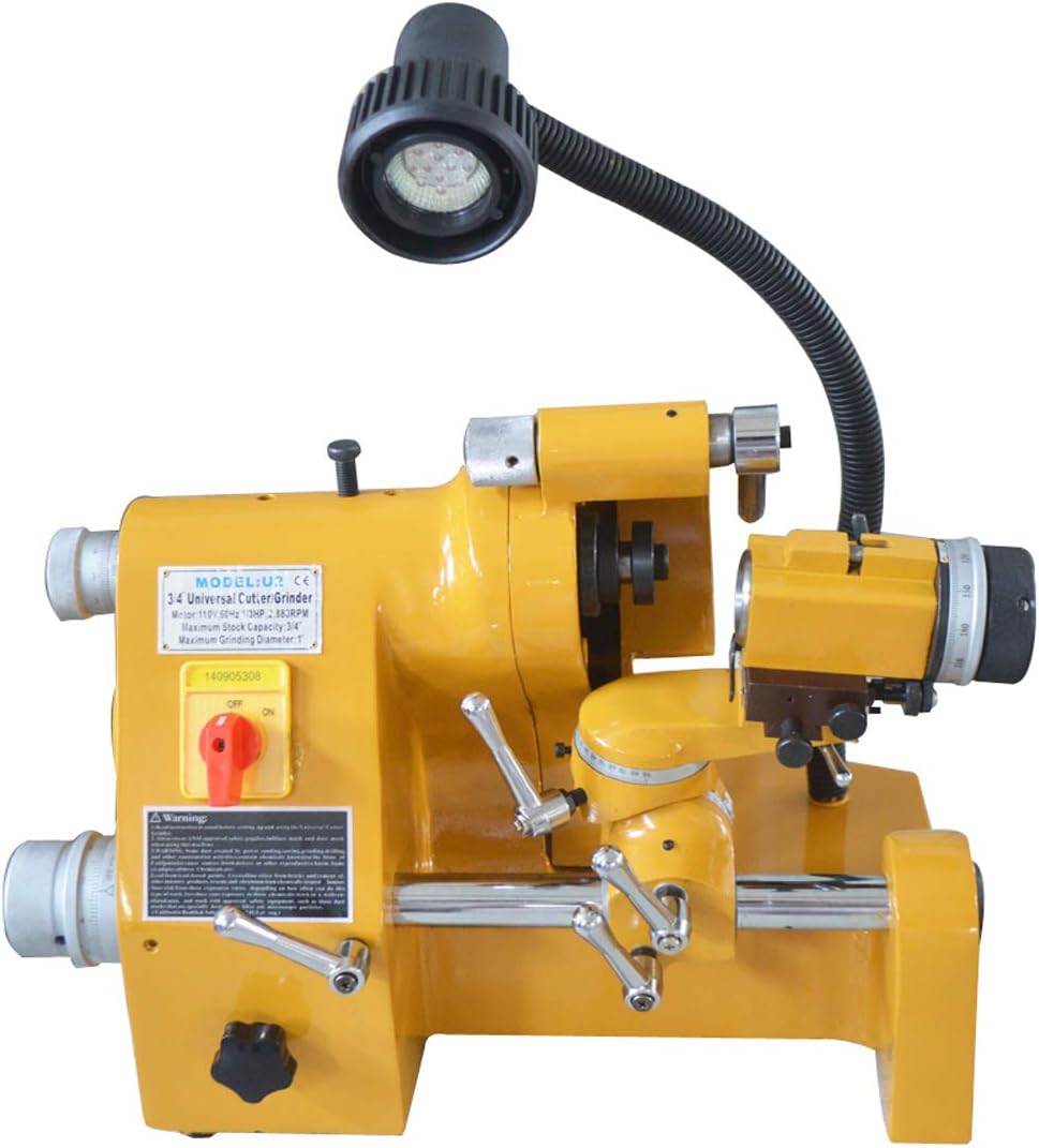 INTBUYING 110V Universal Multi-functional Cutter Grinder Sharpener for End Mill Drill